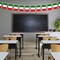 G128 Italy Italian Bunting Banner | Flag 8.2 x 5.5 Inch, Full String 33 Feet | Printed 150D Polyester, Decorations For Bar, School, Festival Events Celebration